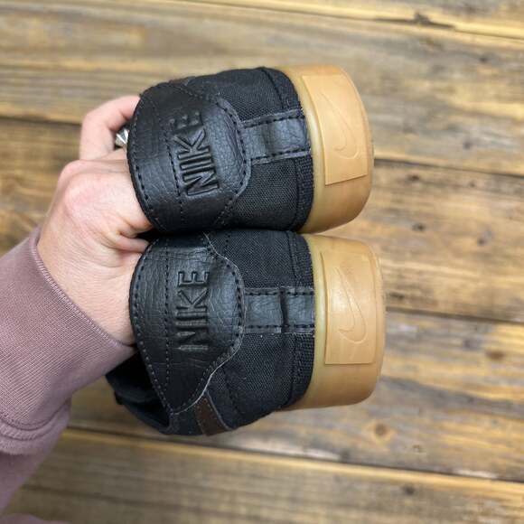 Nike Court Legacy Canvas 'Black Gum' Black Athletic Sneakers Size 10 EUC - Picture 5 of 7